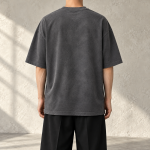 Boston Vintage Washed T-shirt – back view on a model