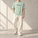 Sunday Tiger T-shirt – full outfit on a model
