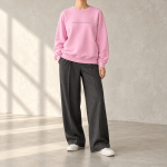 Professional Yappers Sweatshirt – full outfit on a model